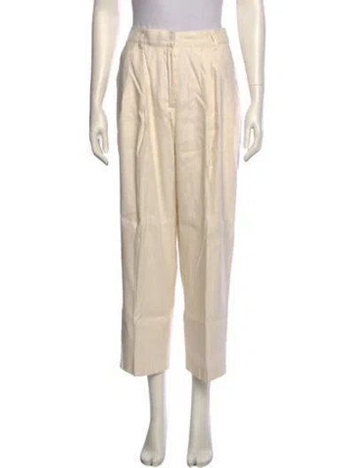 Pre-owned Dissh Straight Leg Pants In Neutral