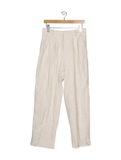 Pre-owned Dissh Straight Leg Pants In Neutrals