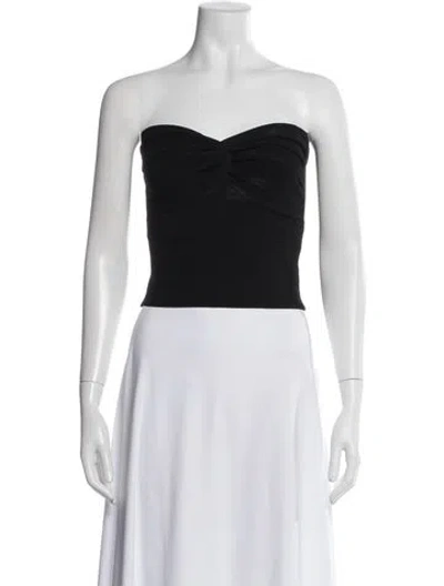 Pre-owned Dissh Strapless Crop Top In Multi