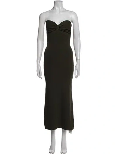 Pre-owned Dissh Strapless Midi Length Dress W/ Tags In Green