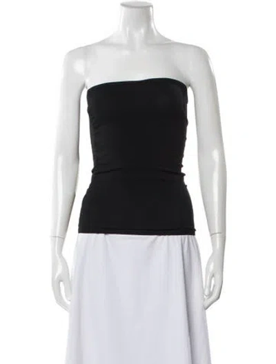 Pre-owned Dissh Strapless Top In Black
