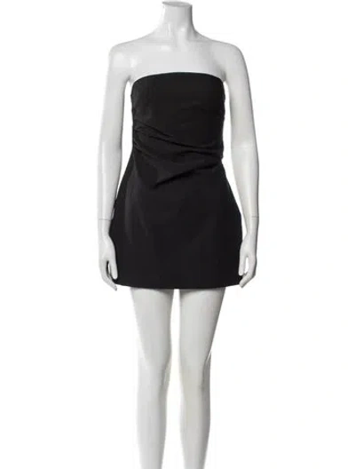 Pre-owned Dissh Strapless Top In Black