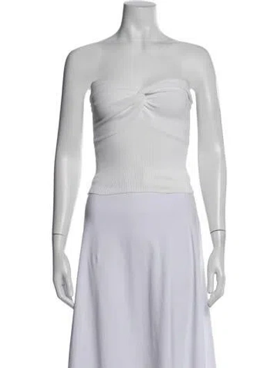 Pre-owned Dissh Strapless Top In Neutrals