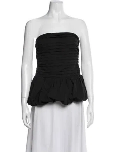 Pre-owned Dissh Strapless Top W/ Tags In Black