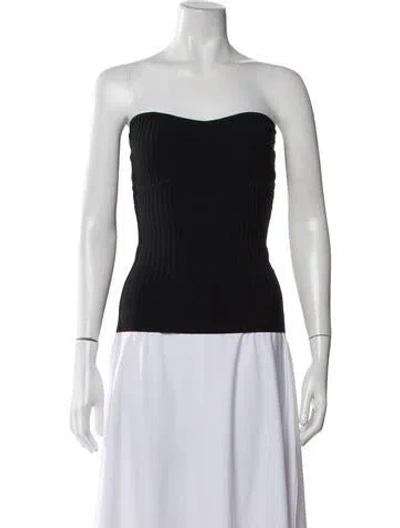 Pre-owned Dissh Strapless Top In White