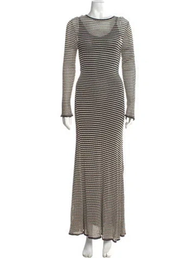 Pre-owned Dissh Striped Long Dress