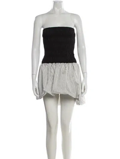Pre-owned Dissh Striped Mini Dress In Multi