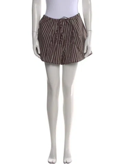 Pre-owned Dissh Striped Mini Shorts W/ Tags In Multi