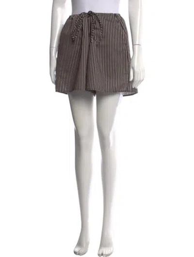 Pre-owned Dissh Striped Mini Shorts W/ Tags In Multicolor