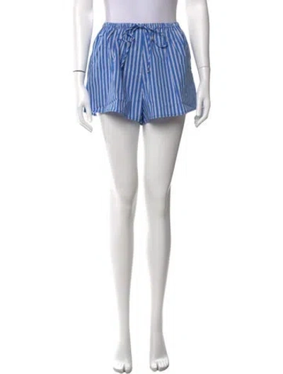 Pre-owned Dissh Striped Mini Shorts W/ Tags In Neutrals