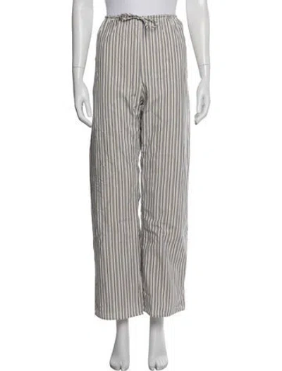 Pre-owned Dissh Striped Pleated Accents Pajamas In Multi