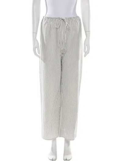 Pre-owned Dissh Striped Wide Leg Pants In Neutrals