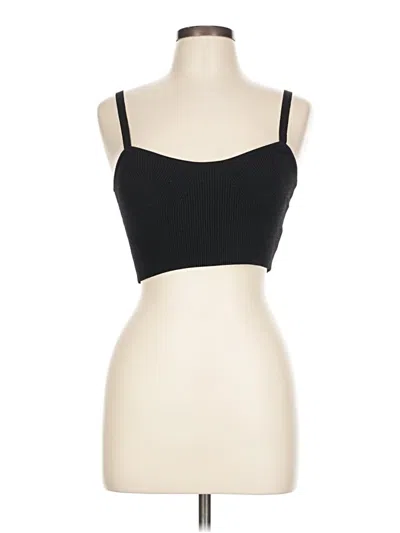 Pre-owned Dissh Tank Top Black Strapless Neckline Tops