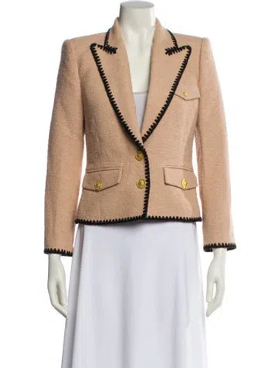 Pre-owned Dissh Tweed Pattern Blazer In Neutral
