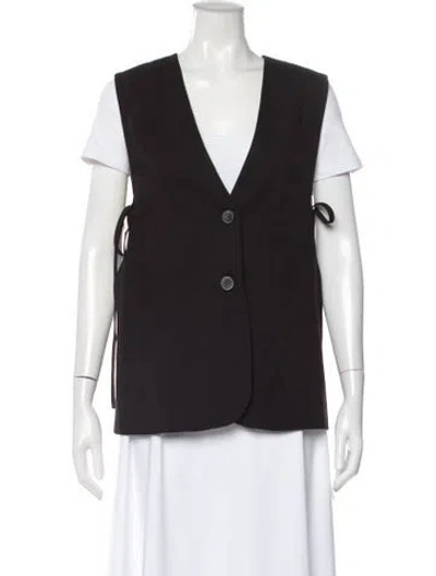 Pre-owned Dissh Vest In Brown