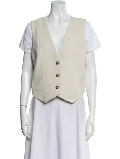 Pre-owned Dissh Vest In Neutral