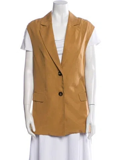 Pre-owned Dissh Vest In Neutral