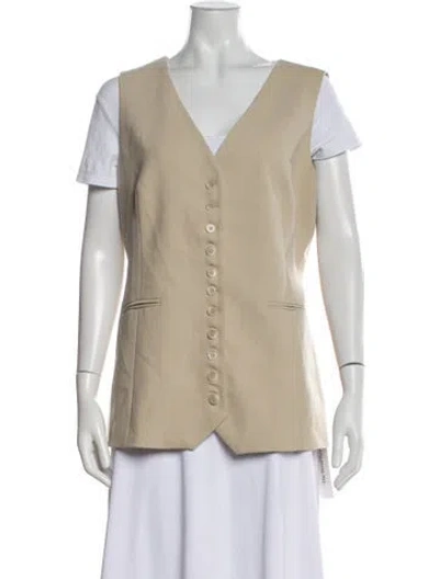 Pre-owned Dissh Vest In Neutral