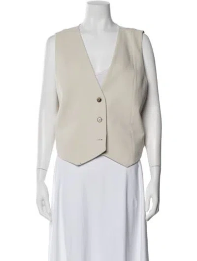 Pre-owned Dissh Vest In Neutral