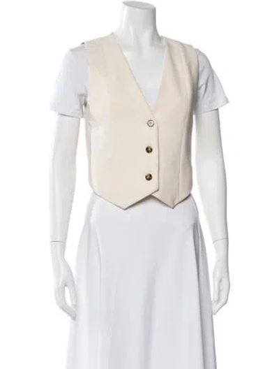 Pre-owned Dissh Vest In Neutral