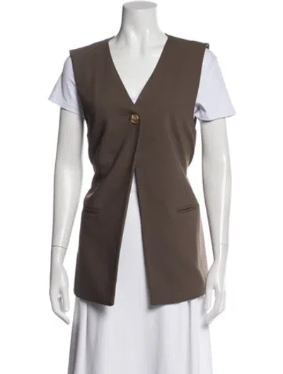 Pre-owned Dissh Vest In Neutral
