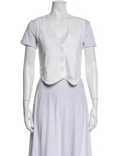 Pre-owned Dissh Vest In Neutrals