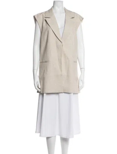 Pre-owned Dissh Vest W/ Tags In Neutrals