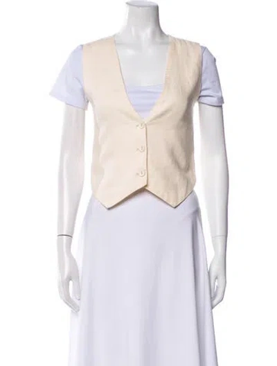 Pre-owned Dissh Vest In White