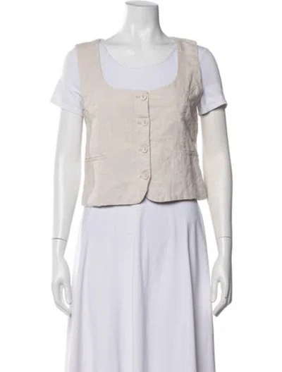 Pre-owned Dissh Vest In White