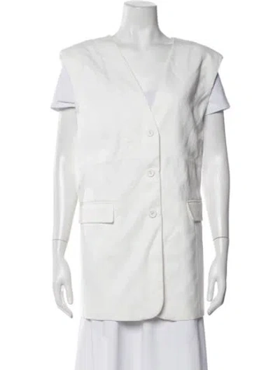 Pre-owned Dissh Vest In White