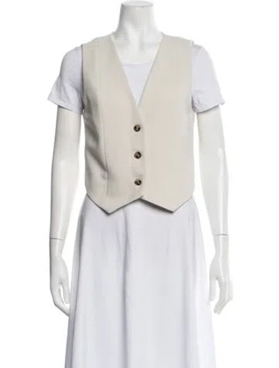 Pre-owned Dissh Vest In White