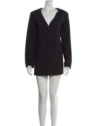 Pre-owned Dissh V-neck Mini Dress W/ Tags In Black