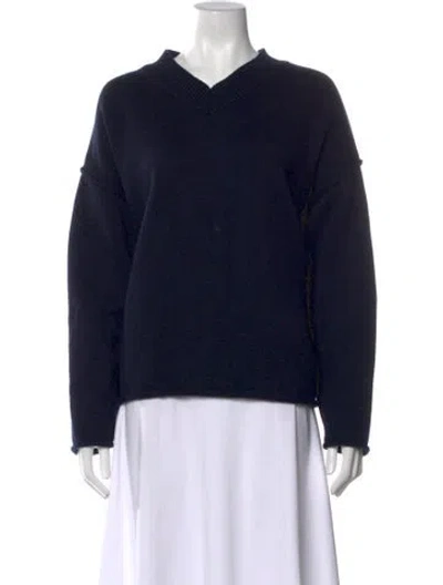 Pre-owned Dissh V-neck Sweater In Black