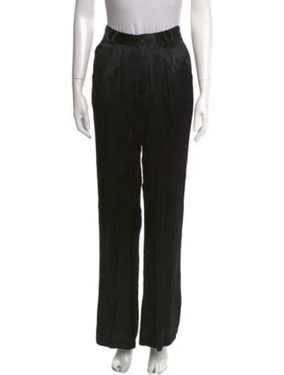 Pre-owned Dissh Wide Leg Pants In Black