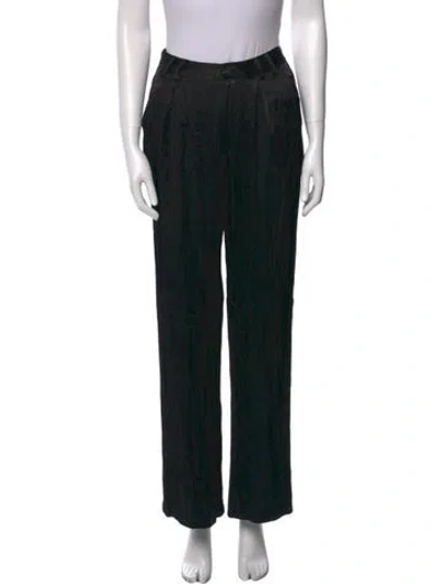 Pre-owned Dissh Wide Leg Pants In Black