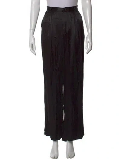 Pre-owned Dissh Wide Leg Pants In Black