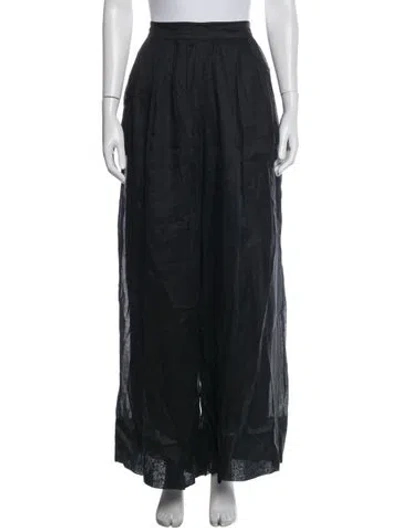 Pre-owned Dissh Wide Leg Pants In Black