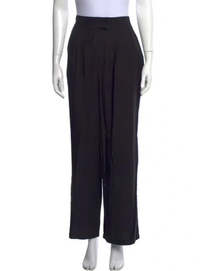 Pre-owned Dissh Wide Leg Pants In Black
