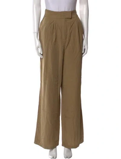 Pre-owned Dissh Wide Leg Pants In Brown