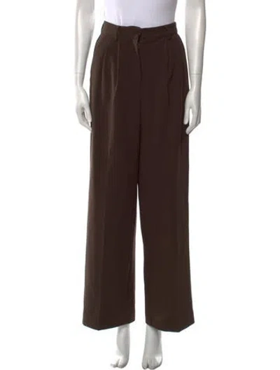 Pre-owned Dissh Wide Leg Pants In Brown