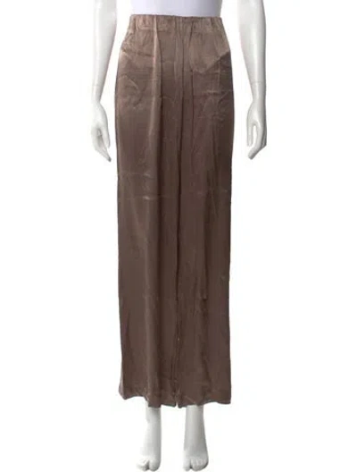 Pre-owned Dissh Wide Leg Pants In Brown