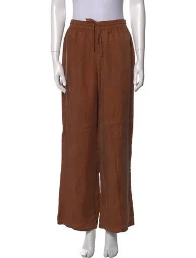 Pre-owned Dissh Wide Leg Pants In Brown