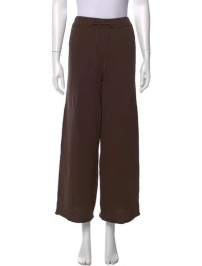 Pre-owned Dissh Wide Leg Pants In Brown