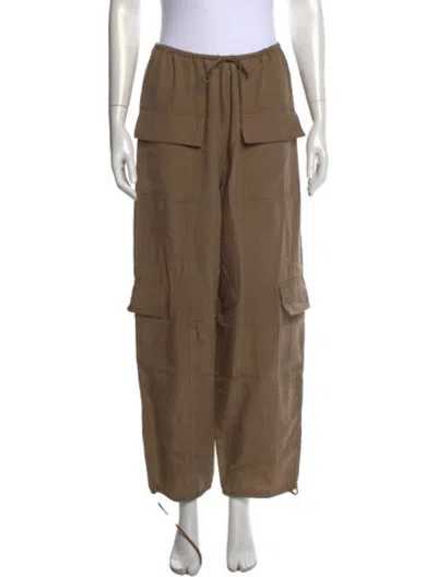 Pre-owned Dissh Wide Leg Pants In Brown