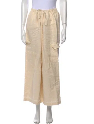 Pre-owned Dissh Wide Leg Pants In Neutral
