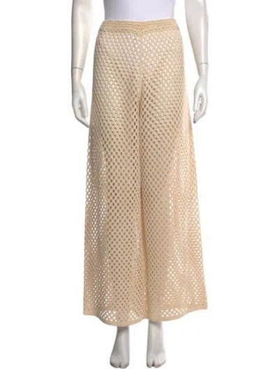 Pre-owned Dissh Wide Leg Pants In Neutral