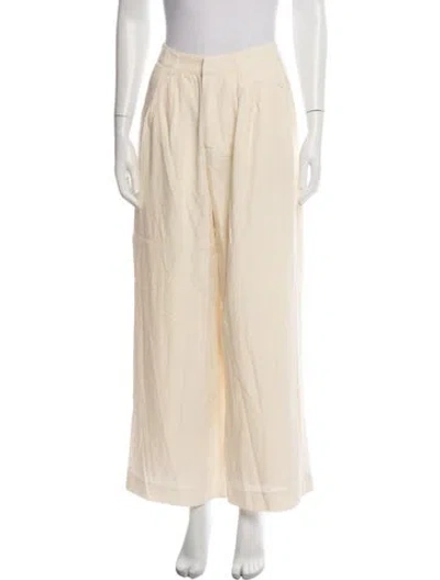 Pre-owned Dissh Wide Leg Pants In Neutrals
