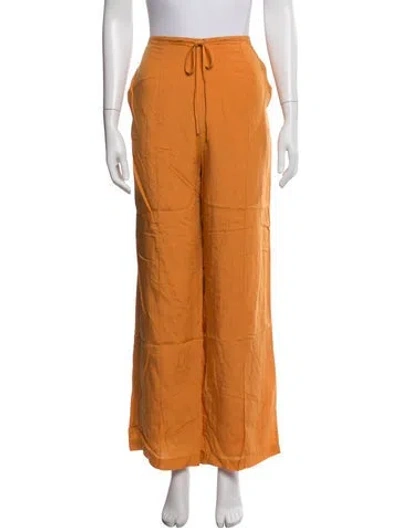 Pre-owned Dissh Wide Leg Pants In Orange