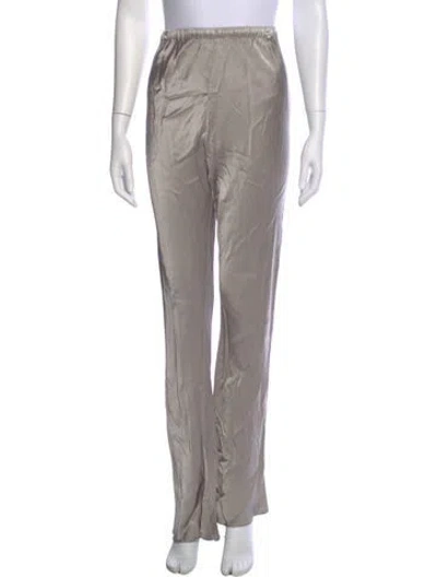 Pre-owned Dissh Wide Leg Pants In Silver