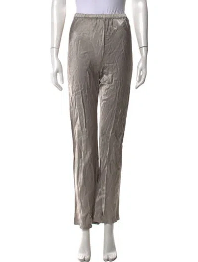 Pre-owned Dissh Wide Leg Pants In Silver